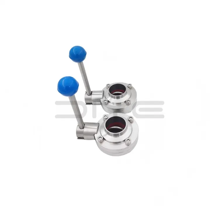 Válvula Borboleta de Solda Sanitária